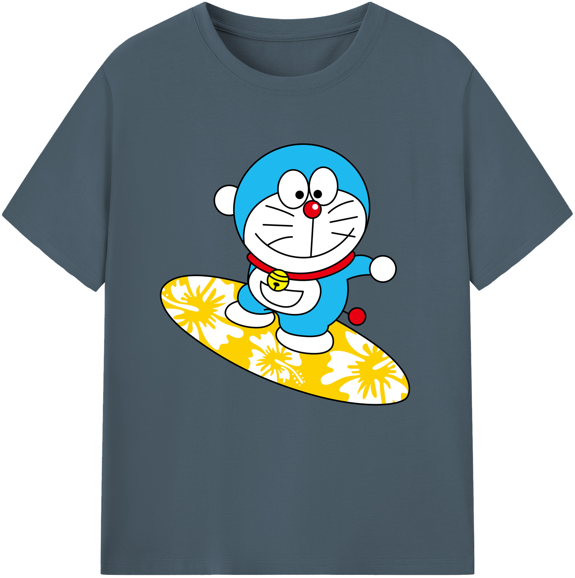 （画像用） ドラえもん Doraemon 綿100％半袖Tシャツ（フロントプリント）